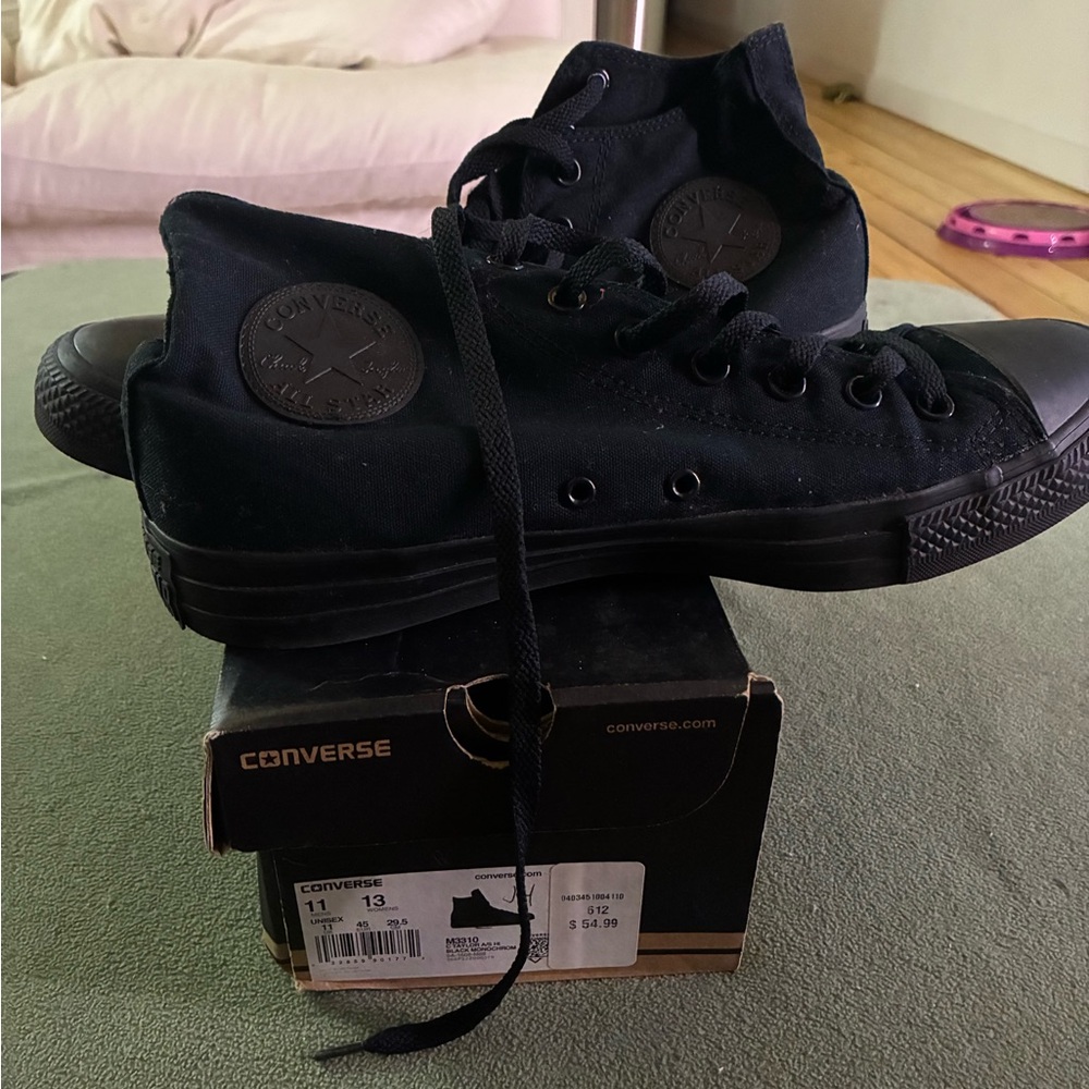 Black Converse All Star Chuck Taylor High-Tops